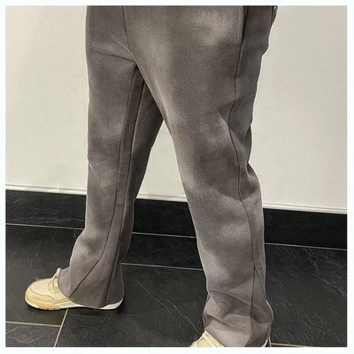 Vintage Sun Faded Washed Flare Sweatpants Men'S Anti-Pilling Cotton/Fleece Track Pants - Image 7