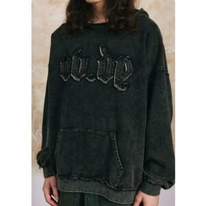 Warm Hoodies For Winter Women'S With Drop Shoulder Vintage Double Layer Design S-6XL